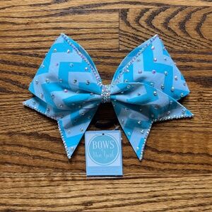 Hair bow with Swarovski crystals